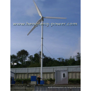 Tecnología única sin necesidad de mantenimiento sistema de generador de turbina de viento de eje Horizontal 50KW